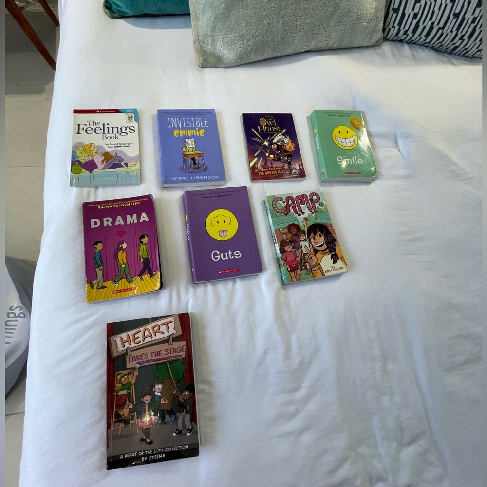 Books for preteens $4 each, $24 all